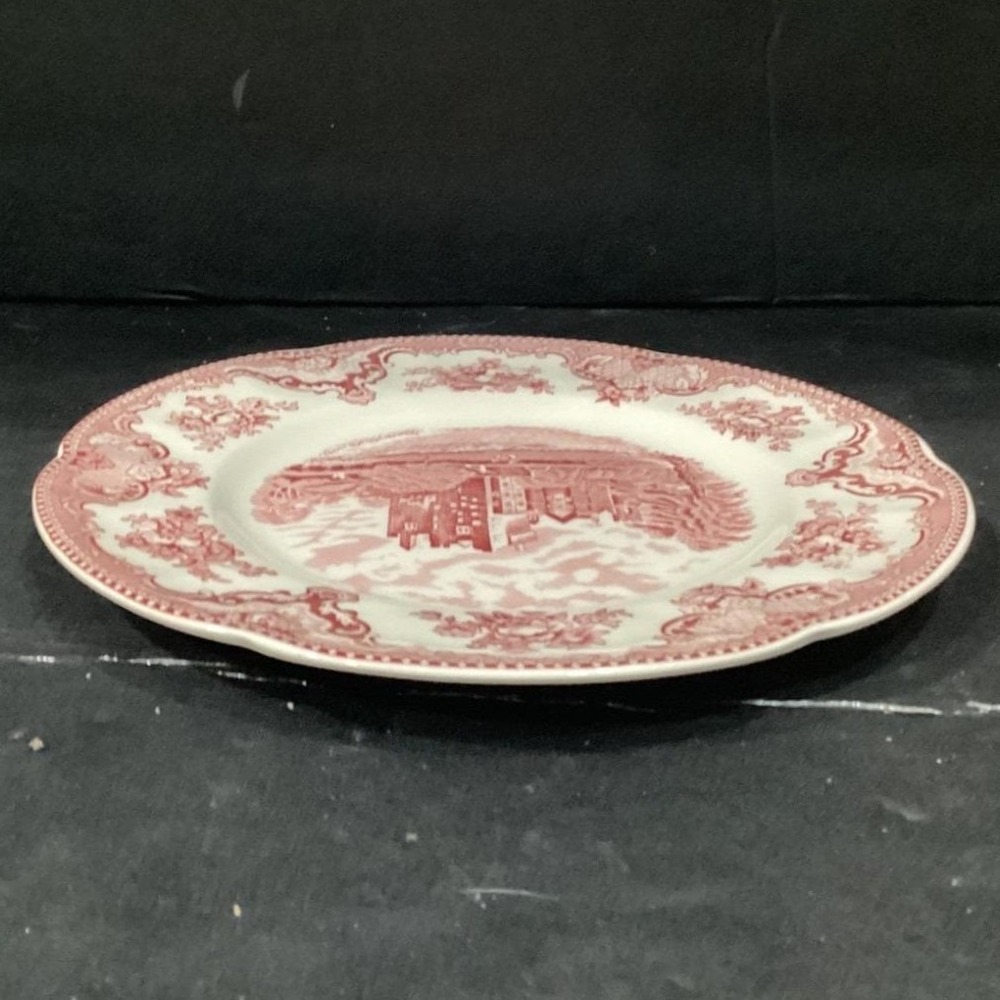 Johnson Brothers Old Britain Cstles Dinner Plate, Vintage Pink Transferware - Picture 10 of 11